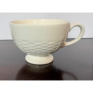 VTG Wedgwood Willow Weave Tea Cup Etruria Barlaston England Basketweave